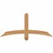 Ekena Millwork Bellingham Timber Gable Bracket, Western Red Cedar, 48"W x 22"H x 3 1/2"D x 3 1/2"F, 11/12 Pitch GBW048X22X0404BEL00SWR - alternate 1